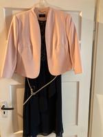Dunkelblaues ,rosé kurzärmelig Kleid Bayern - Theilheim Vorschau