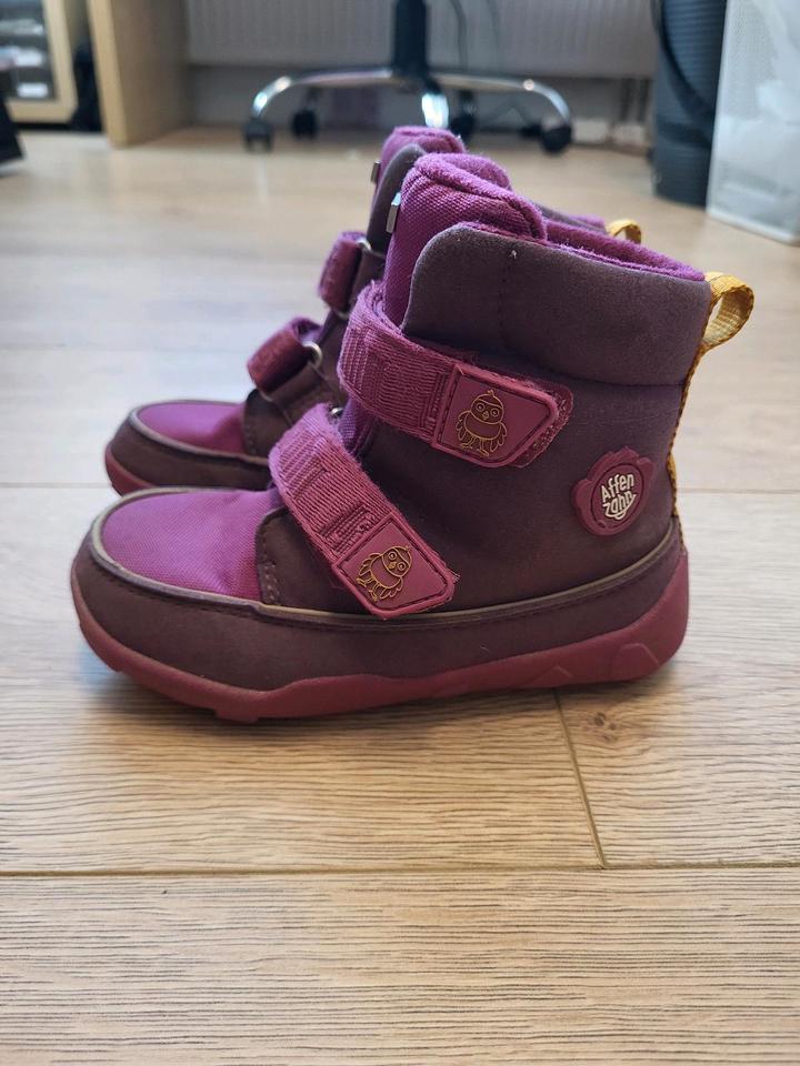 Affenzahn Comfy Vogel Eule Wolle Barfußschuhe Winterstiefel in Tettnang