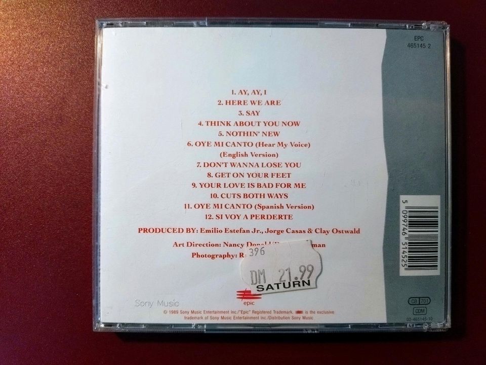 Gloria Estefan - Cuts both ways - CD inkl. Get on your feet in Aurich