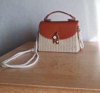 Neu! Strohtasche 19,5x15x8,5 cm - nicht getragen Nordrhein-Westfalen - Verl Vorschau