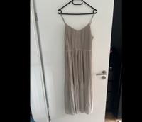 H&M Kleid Plissee taupe M 38 Salbei Midaxi Maxikleid Nordrhein-Westfalen - Borken Vorschau