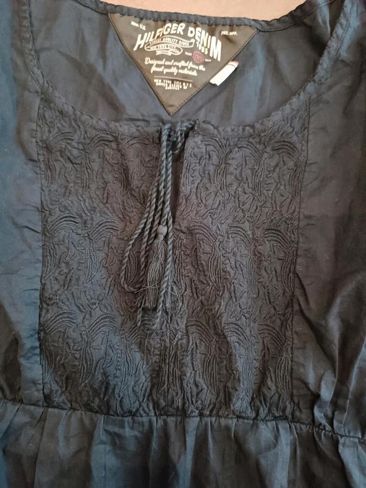 Hilfiger Denim TH Bluse marine xl 42 neuwertig Tunika Shirt in Eisenach