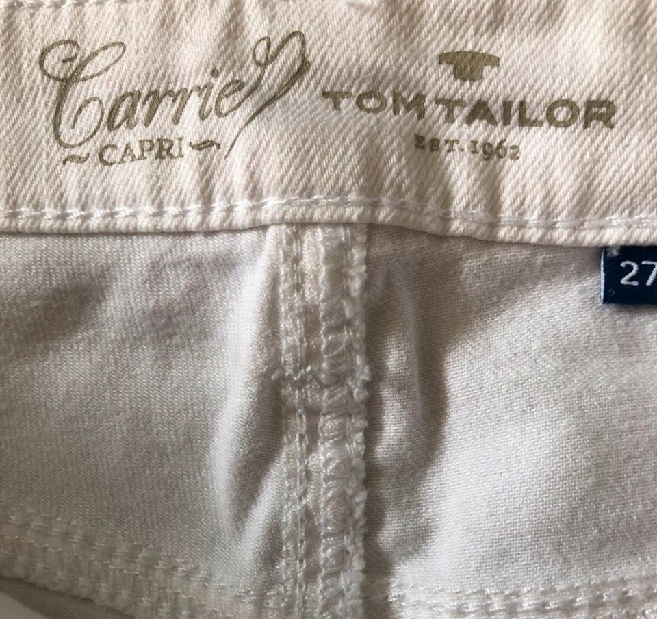 Tom Tailor Carrie Capri Jeans Hose Stretch Klassisch Modern Gr.27 in Oberhausen