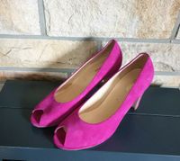 Gabor Pumps Peeptoes High Heels fuchsia pink magenta 41 Leder Niedersachsen - Belm Vorschau