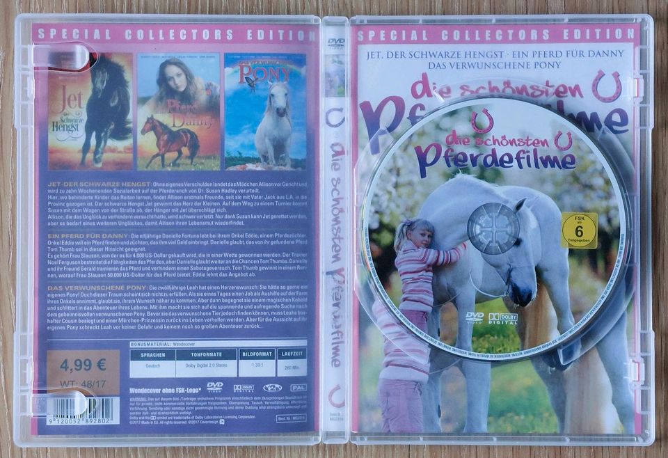 ☆ Die schönsten Hunde- und Pferdefilme ☆ 2 DVD's ☆ in Roding