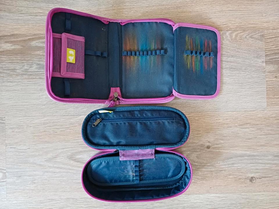 top ergobag cubo-Set: Schulranzen, Sportbeutel, Mäppchen, Klettie in Wissen