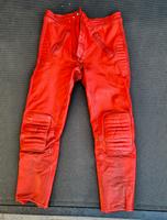 Damen Motorradhose Hose Gr 50 echtes Leder Polo rot Brandenburg - Brieselang Vorschau