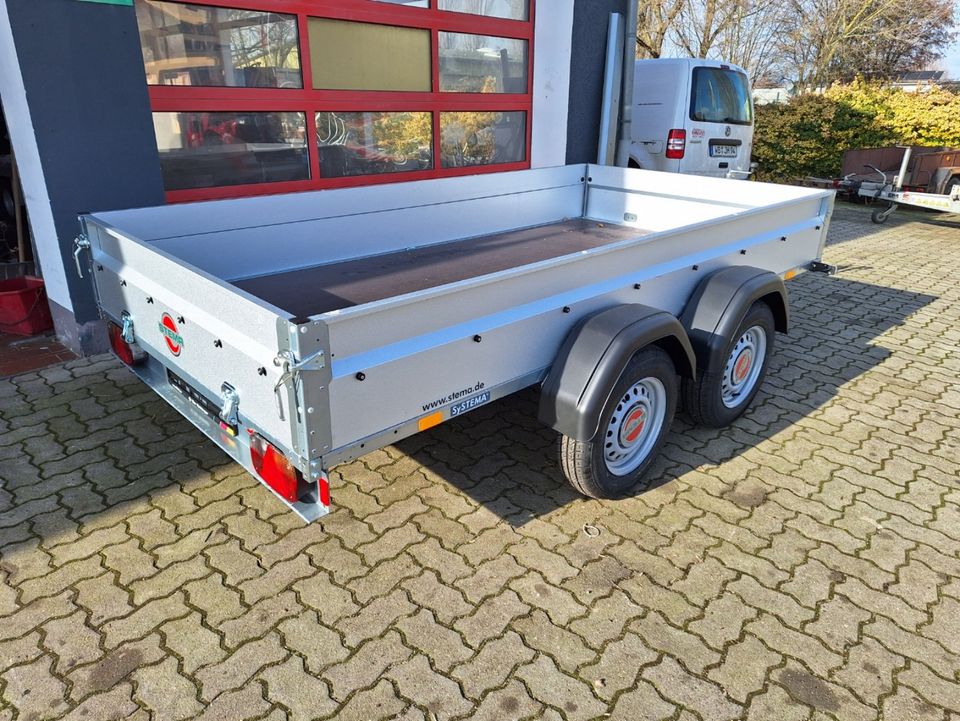 STEMA Stahl Pkw Anhänger 2000kg 300 x 150 cm gebremst NEU *Lager in Lutherstadt Wittenberg