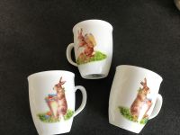 Ostern 3 Osterhasen Porzellan Kaffee Becher Tassen 3=1Preis Thüringen - Ohrdruf Vorschau