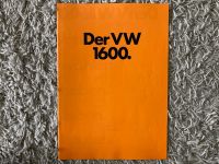 Der VW 1600 Prospekt von 08/1972 Niedersachsen - Wolfsburg Vorschau