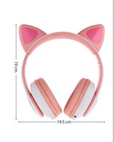Kopfhörer Bluetooth Headset, mit leuchtenden Katzen Ohren Nordrhein-Westfalen - Minden Vorschau