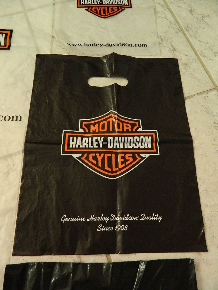17 Harley-Davidson Tragetasche Plastiktüten/Papiertüten f.Sammler in Schortens
