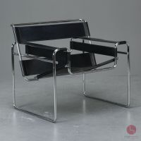 Gavina Wassily Chair Lounge Leder Sessel Schwarz Stuhl Breuer TOP Bayern - Würzburg Vorschau