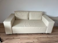 Ecksofa Sofa Couch mit Schlaffunktion Kunstleder, creme Rheinland-Pfalz - Pirmasens Vorschau