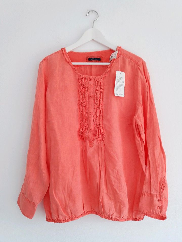 Donnell Damen Leinen Langarm Bluse Oversize Gr. in Hamburg