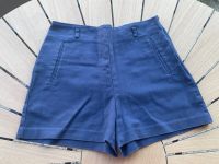 Kurze Hose - Shorts - Stoffhose blau Gr. S - Zara Basic Bayern - Bamberg Vorschau