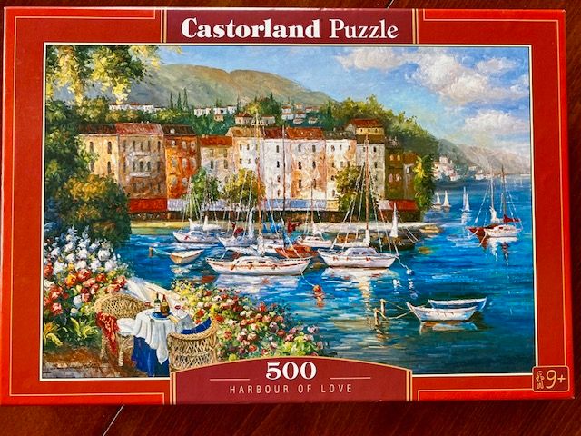 2x CASTORLAND Puzzle je 500 Teile*Harbour of Love*Bhutan-Kloster in Berlin