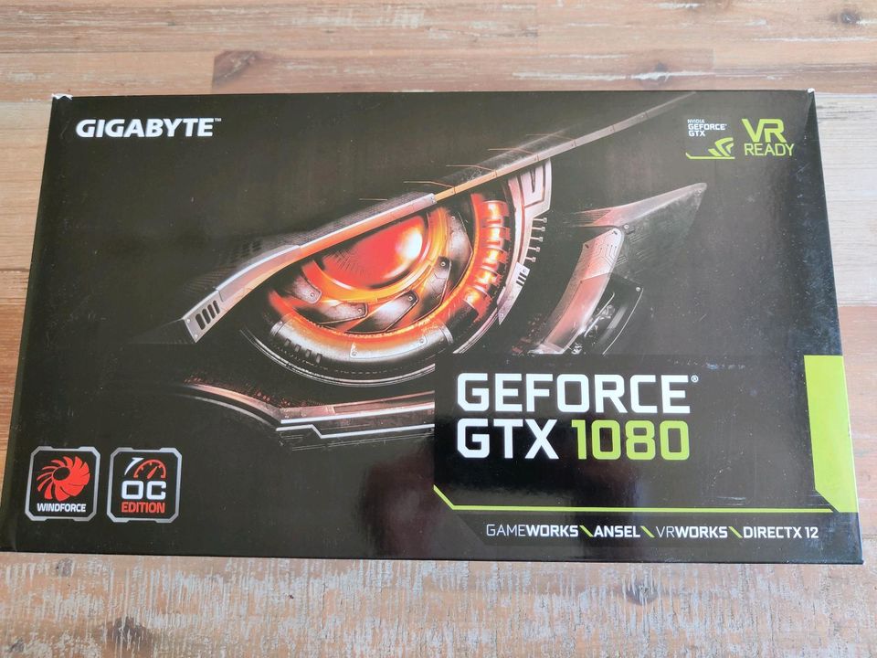 Gigabyte GeForce GTX 1080 Windforce OC 8G mit OVP in Potsdam