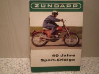 ZÜNDAPP Heft von 1961*40 Jahre Sport-Erfolge1921-1961 TOP RARITÄT Nordrhein-Westfalen - Harsewinkel Vorschau