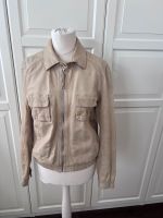 Massimo Dutti, Lederjacke, beige, Gr M, Leder Hamburg-Mitte - Hamburg St. Georg Vorschau