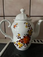Kaffee-/Teekanne aus Porzellan mit Blumenmuster Bayern - Karlstadt Vorschau