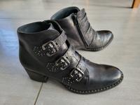 Edle Paul Green Boots, Leder, Schwarz, Gr. 6 (39), top Zustand Bayern - Obertraubling Vorschau