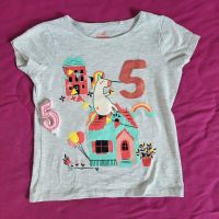 Größe 110 / 116 - 5. Geburtstags T-Shirt + Kerze Einhorn neu Berlin - Marienfelde Vorschau