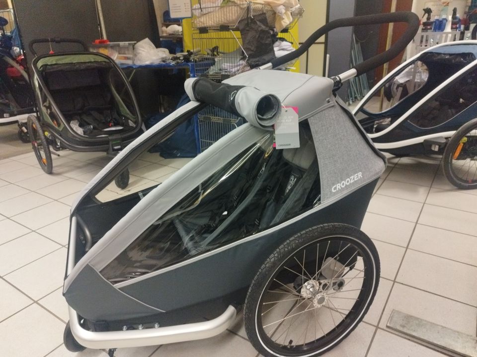 Neu CROOZER Fahrradanhänger Buggy KEEKE 2 in ANTHRAZIT GRAU in Bottrop