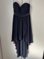 Blaues Abschlusskleid trägerlos Hessen - Selters Vorschau