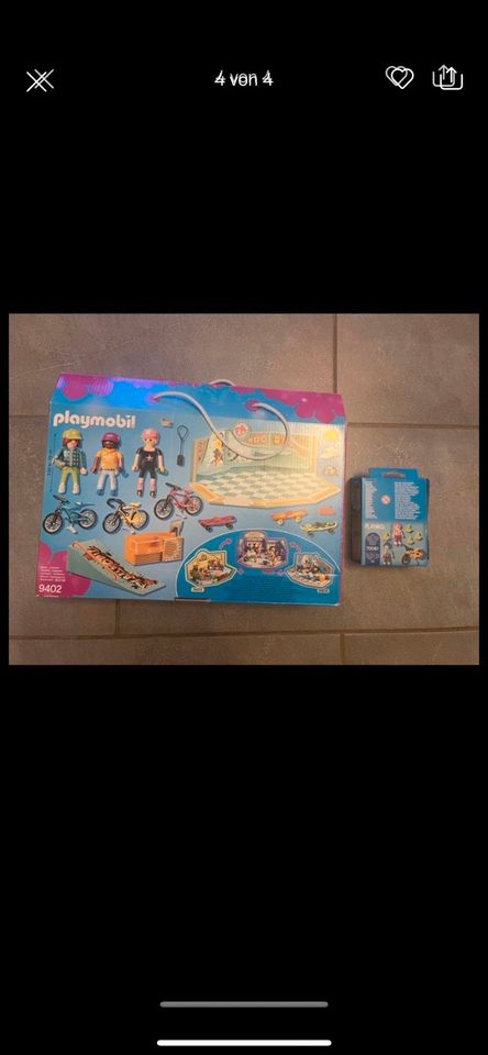 Playmobil Bike & Skateshop 9402 & 70061 in Eich