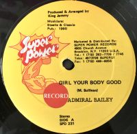 12“ REGGAE Dancehall ADMIRAL BAILEY Girl Your Body Good !!! Berlin - Zehlendorf Vorschau