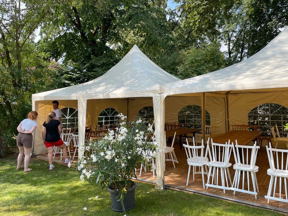 Verleih Zelt 5x5 Pagode für Hochzeit, Party, Geburtstag, Event in Pforzen