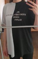 Oversize Tshirt Schwarz/Weiß Sachsen - Bad Schandau Vorschau