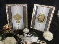 2 BILDERRAHMEN goldfarben Vintage BROCANTE Motiv Barockstil Baden-Württemberg - Kirchheim unter Teck Vorschau