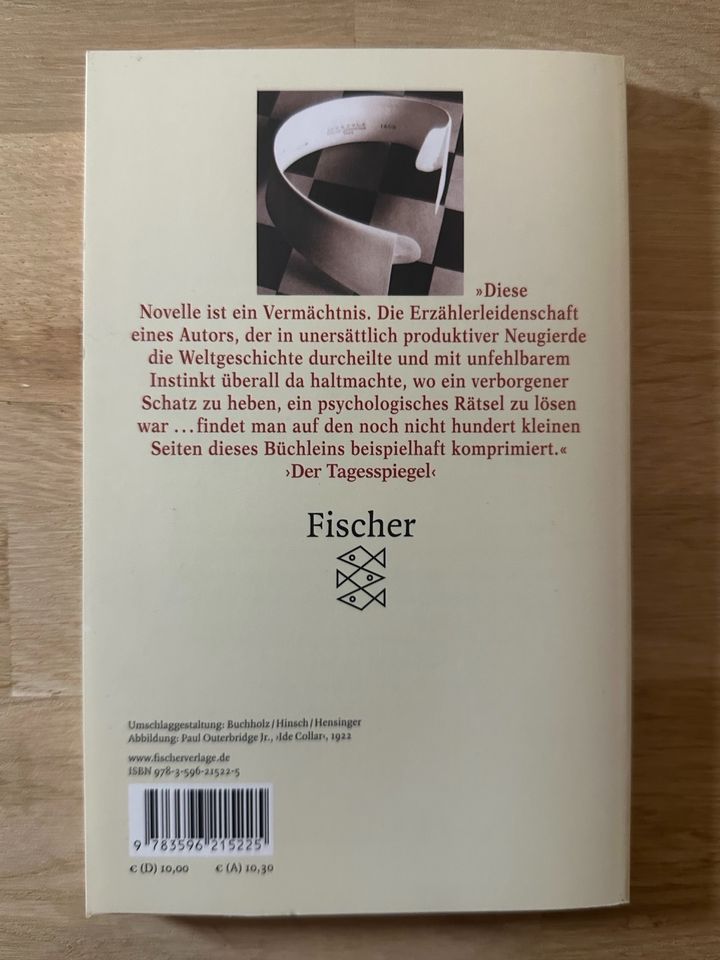 Schachnovelle | Stefan Zweig | Schullektüre in Königslutter am Elm