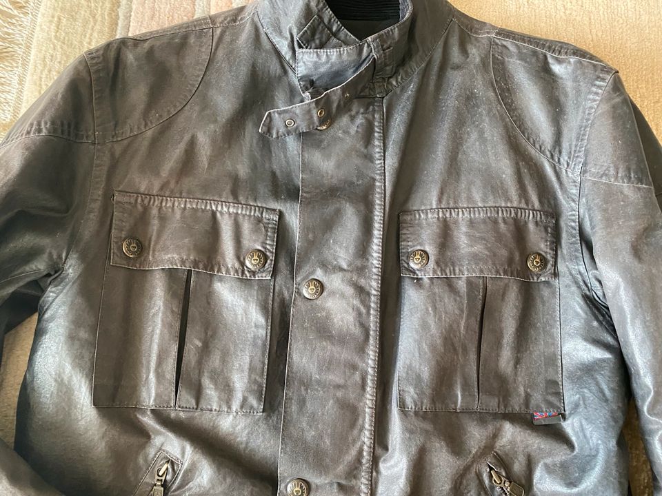 Belstaff Herren Leder Jacke in Rotthalmünster