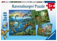 Ravensburger Faszination Dinosaurier, Puzzle, 3x49 Teile Thüringen - Werther bei Nordhausen Vorschau