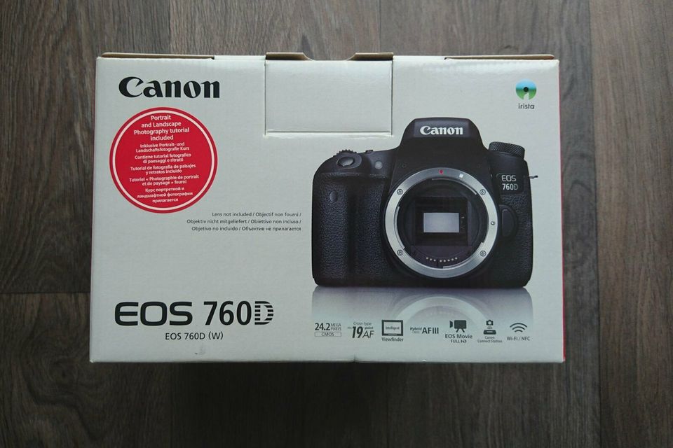 Canon EOS 760D Body inkl. OVP in Wadgassen
