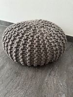 Strickpouf in grau / Westwing Nordrhein-Westfalen - Herford Vorschau