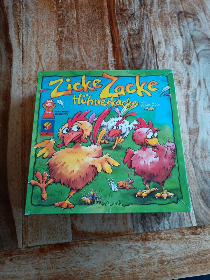 Zicke Zacke Hühnerkacke Spiel des Jahres 1998 Zoch in Hainburg