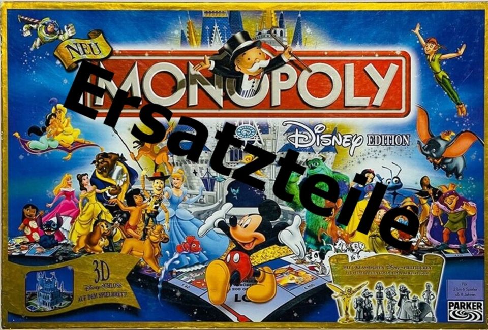 Ersatzteile für Monopoly Disney Edition Parker Spiel in Uchte
