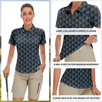 Soneven Golf Poloshirt - Damen -Kurzarm -Neu- Reißverschluss- L Nordrhein-Westfalen - Erkelenz Vorschau