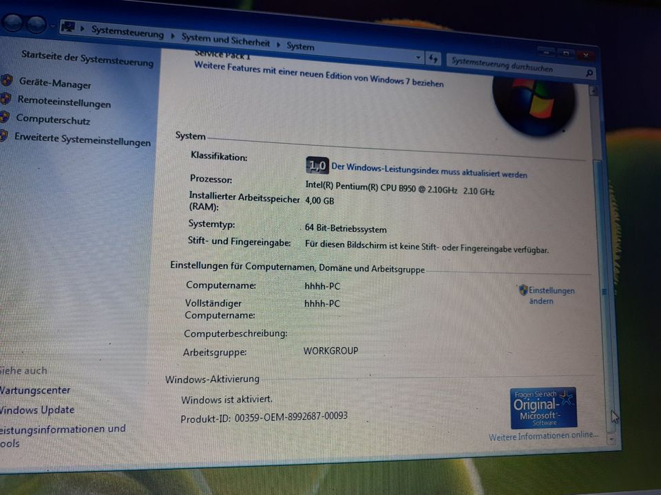 Laptop Medion Akoya E6222 15,6" Display 4GB RAM  Linux Mint cd in Wilhelmshaven