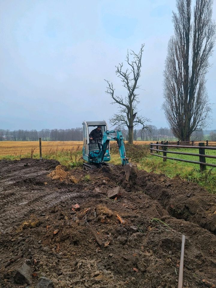 Baggerarbeiten | Aushubarbeiten für Pools | Erdarbeiten u. v. m. in Bocholt