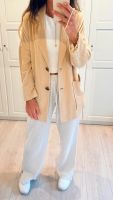 H&M Leinen Blazer Jacke Cardigan beige Top Oversize S XS Knit 34 Nordrhein-Westfalen - Bottrop Vorschau