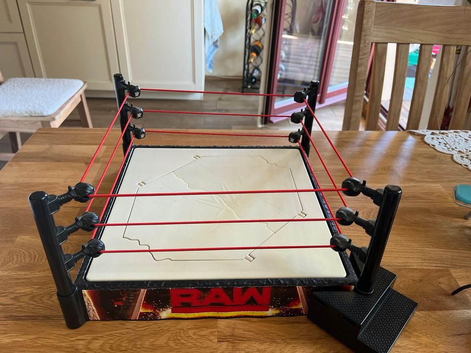 Wrestlingring mit Zubehör und 2 Kämpfern in Leipzig