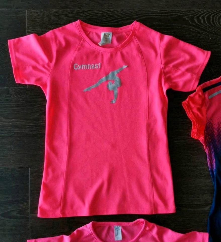 4x Sport Tshirts GYMNAST ADIDAS 140 152 164 S in Gifhorn