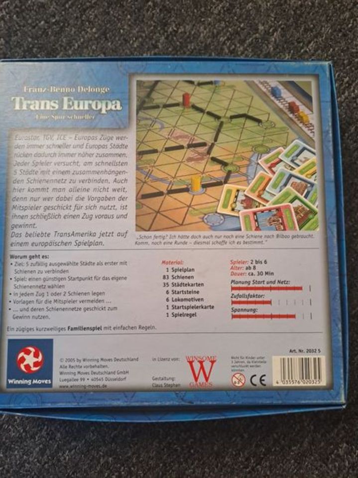 Trans Europa, Winning Moves in Wennigsen