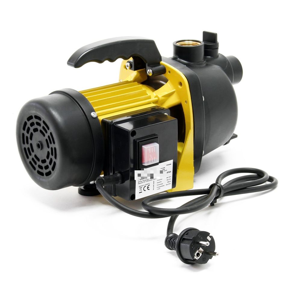 Garden Pump 3800l/h, 1200W, Handle & Water Drain Plug, 4.8bar in Gladbeck