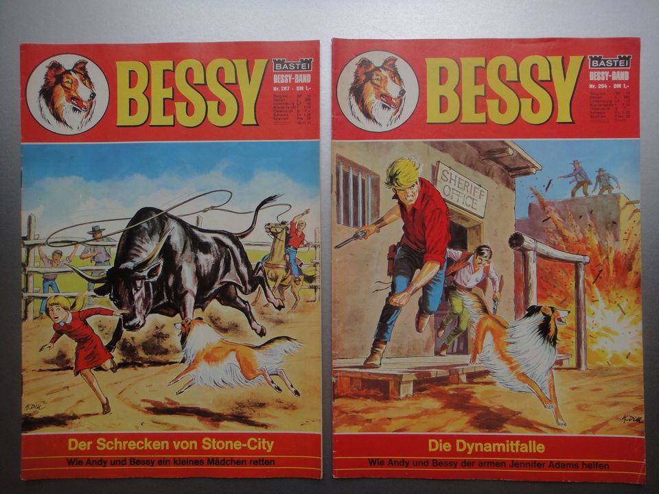 55 x Bessy Bände. Nummernbereich zwischen 204 und 329. Bastei. in Wiesbaden